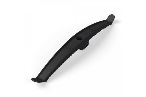 PR13.0383 Держатель кабеля двусторонний для прямого монтажа черный (20шт/120шт уп/кор) Промрукав