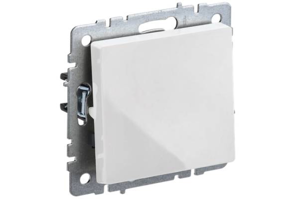 BR-V10-0-10-K01 BRITE Выключатель 1-клавишный 10А ВС10-1-0-БрБ белый IEK