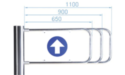 PERCo-AG-650 Створка длиной 650 мм для стойки калитки PERCo