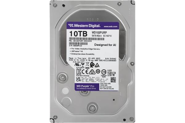 WD102PURP 10ТБ Жесткий диск WD Purple Pro Western Digital