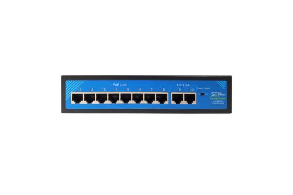 ST-S180POE (2M/100W/А) PRO V2 10-ти портовый сетевой PoE коммутатор Space Technology