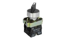 BSW60-BD-3-K02 Переключатель LAY5-BD33 на 3 положения I-O-II стандартная ручка IEK