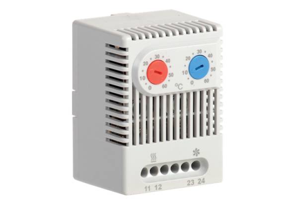 YCE-DTNO-NC-60 Термостат двухканальный от 0 до +60°C NO+NC IEK