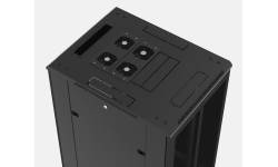 TTB-1866-DD-RAL9004 Шкаф напольный 19 Hyperline