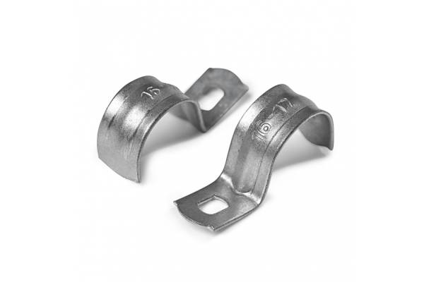 Скоба металлическая однолапковая 16-17 мм (850-004) (100шт упаковка) ПожТехКабель