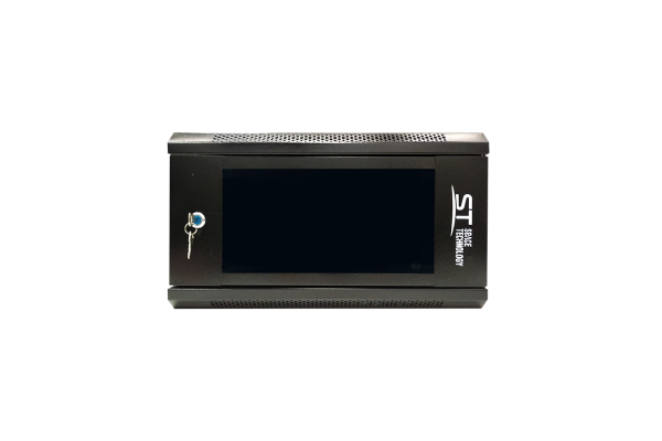 ST-NC6U01 (версия 2) Шкаф с полкой (чёрный) Space Technology