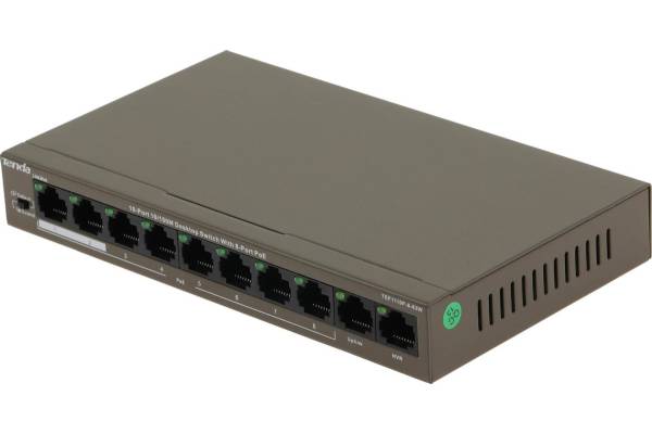 TEF1110P-8-63W Коммутатор 8-портовый Tenda