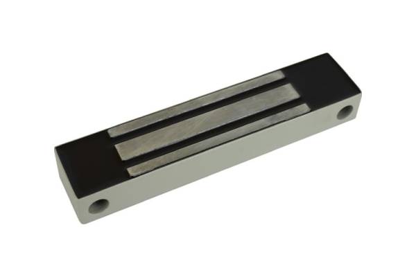 ML-180K с уголком Электромагнитный влагозащищенный замок (серебряный металлик) AccordTec