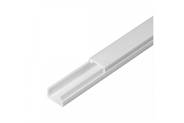PR.0325201 Кабель-канал белый 2-й замок в п/э 15х10 (234м/уп) Промрукав