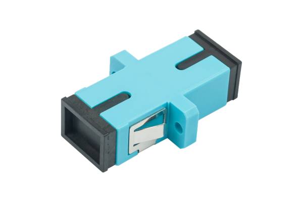 DR-540023 Проходной оптический адаптер SC-SC OM3 симплекс (simplex) бирюзовый Datarex