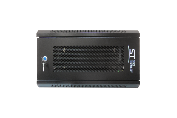 ST-NCP6U02 Шкаф телекоммуникационный с полкой (черный) Space Technology